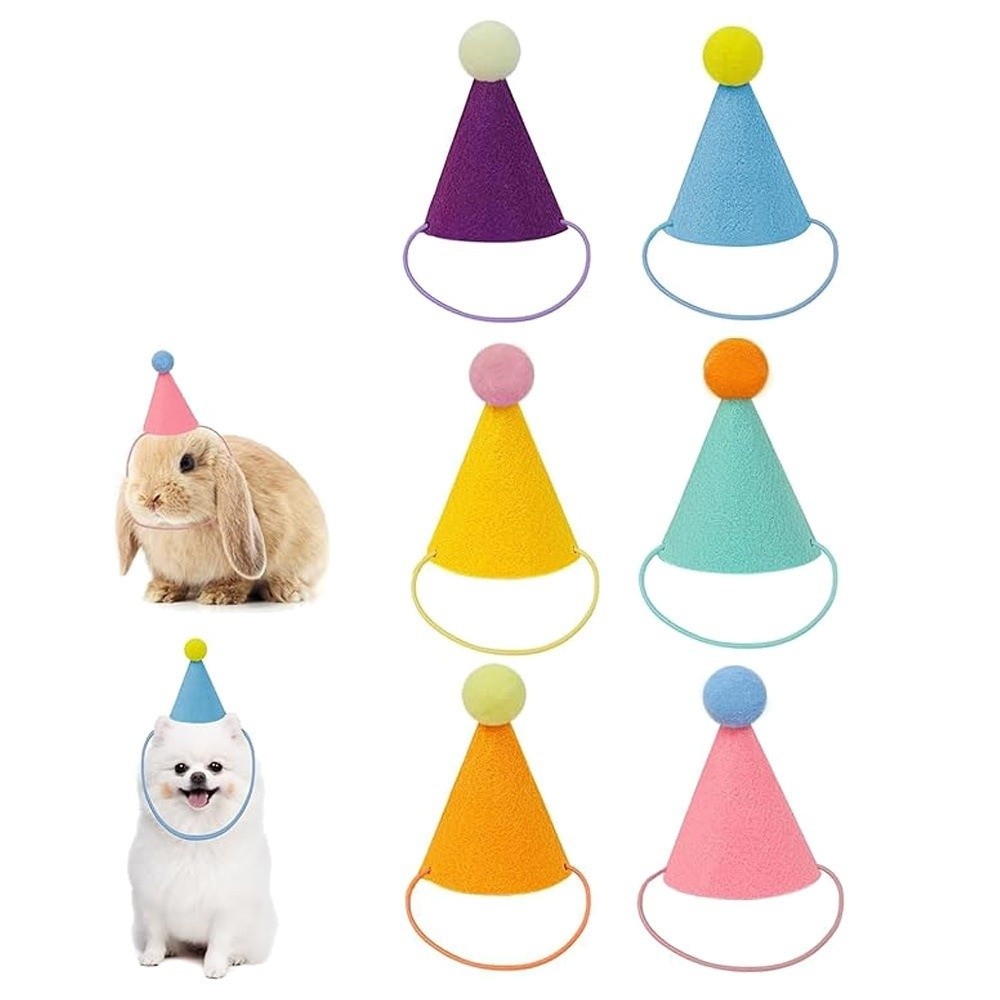 Party Hat Cone - 6/12 buah Topi Pesta Mini yang