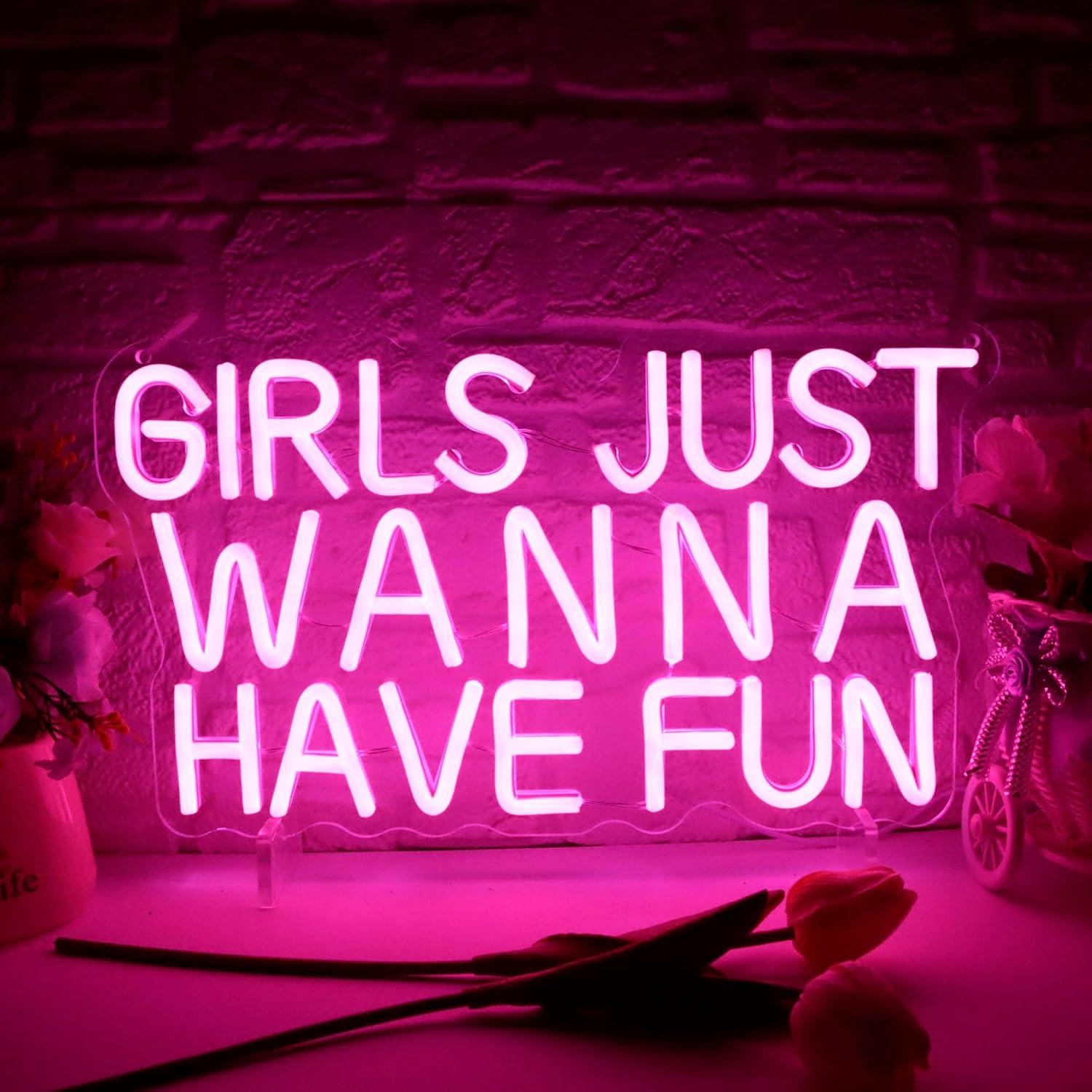 Neon Sign Party - Lampu LED Neon yang Dapat Diredupkan