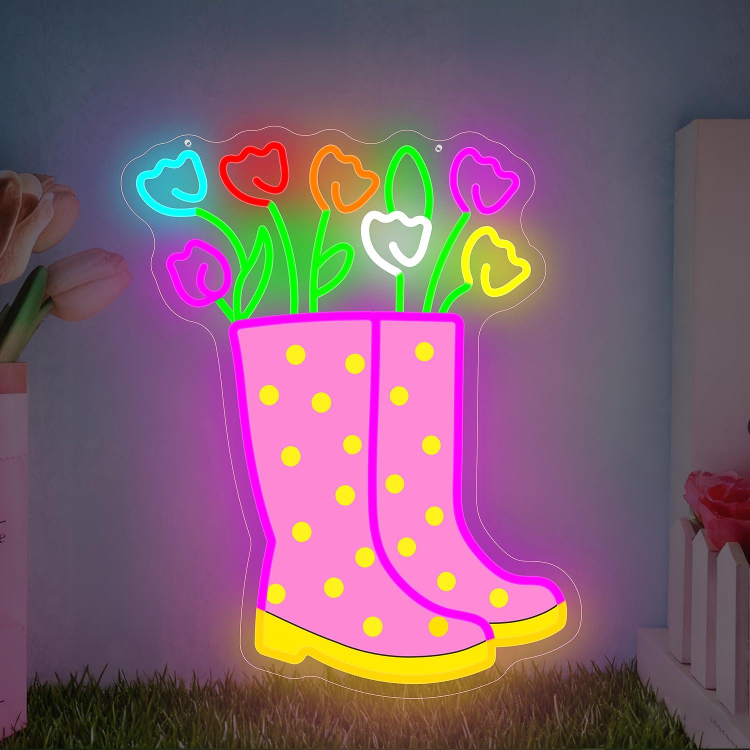 Neon Sign Party - Lampu LED Neon yang Dapat Diredupkan