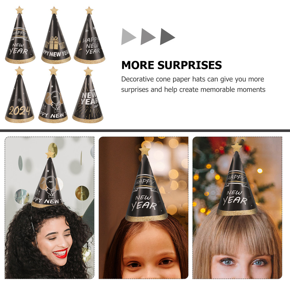 12 Buah Topi Kertas Berbentuk  - Party Hat Cone ulasan dan harga