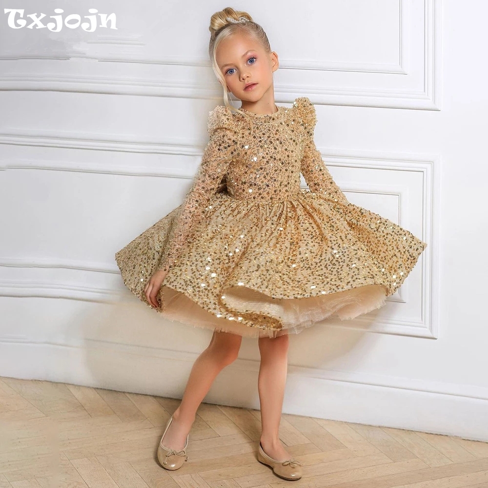 Gaun Putri Tulle Berpayet Emas - Glitter Tablecloth ulasan dan harga