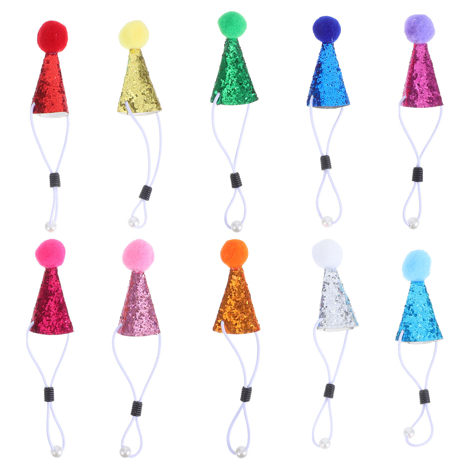 10 buah topi pesta, topi ulang - Party Hat Cone ulasan dan harga