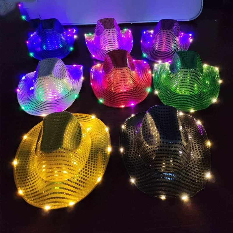 Topi Koboi LED Berkedip, Topi  - Party Hat Cone ulasan dan harga