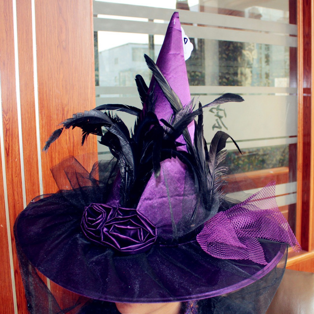 Topi Halloween, bahan topi ber - Party Hat Cone ulasan dan harga