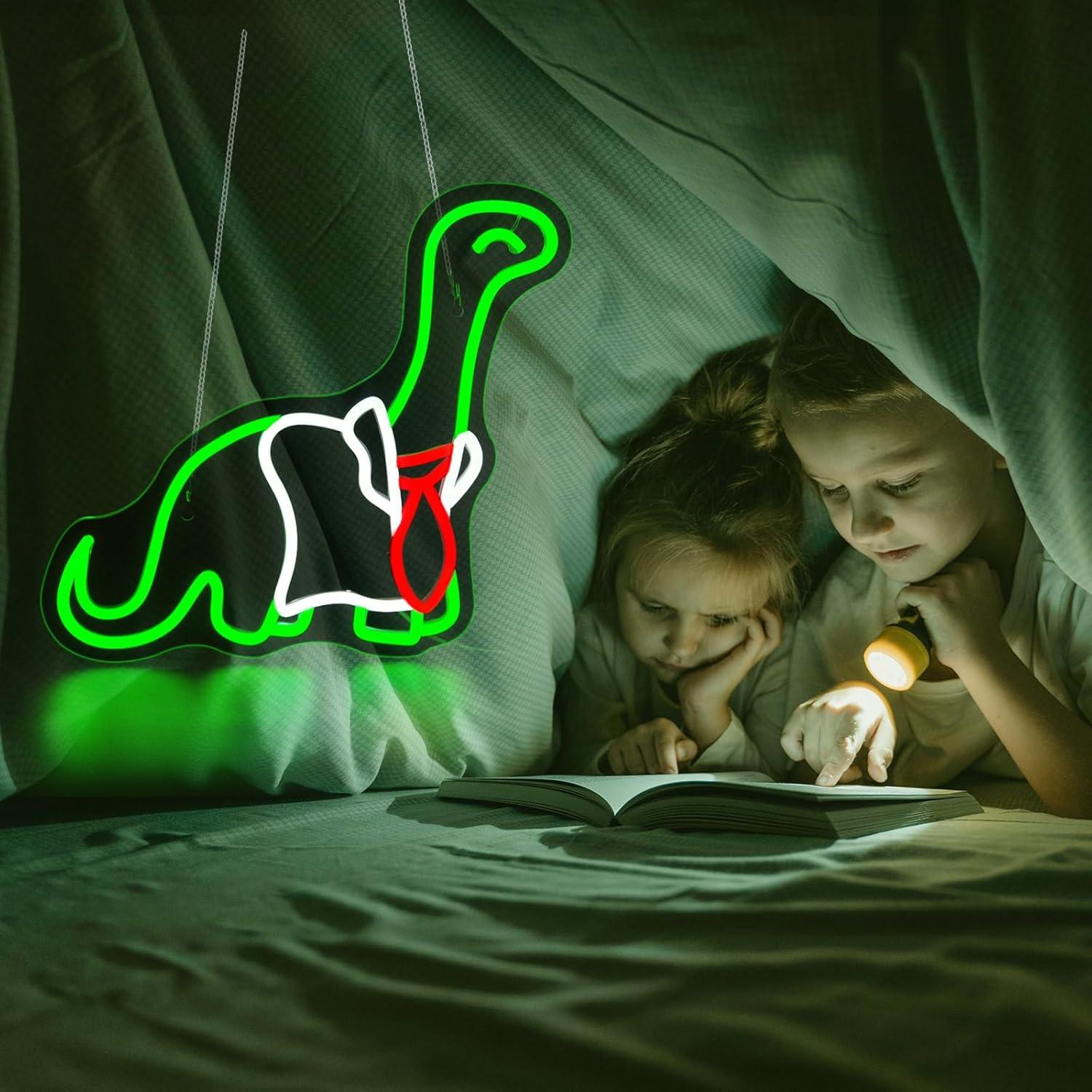 Lampu LED Neon Dinosaurus yang - Neon Sign Party ulasan dan harga