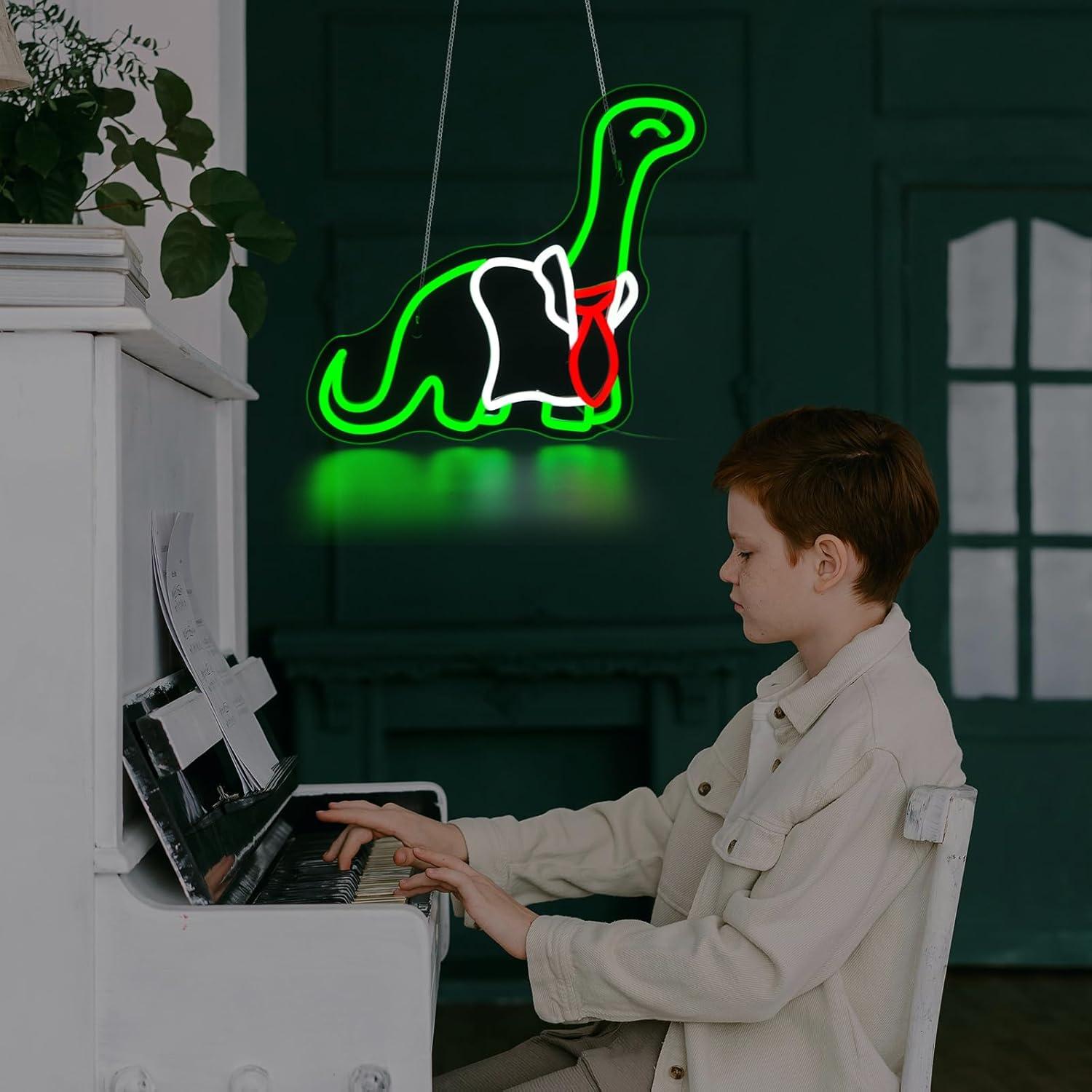 Lampu LED Neon Dinosaurus yang - Neon Sign Party ulasan dan harga