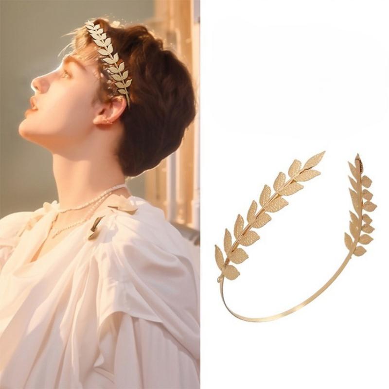 【B】Bando Daun Warna Emas Retro - Event Suppliers ulasan dan harga